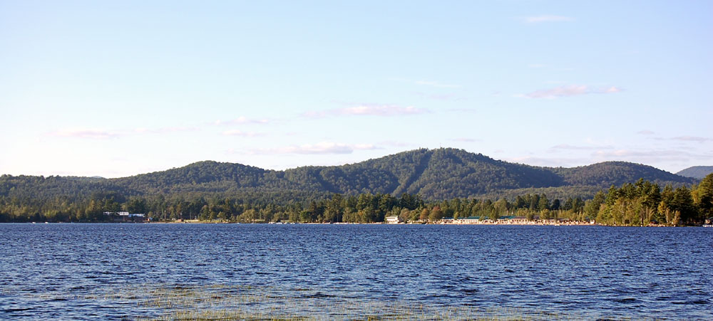 Homes + Lots in the Town of Lake Pleasant. Lakefront homes on Lake Pleasant, Sacandaga Lake & Echo Lake Lake, Speculator + Oak Mountain are in the background